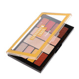 Maxbell 10 Colors Beauty Eyshadow Makeup Palette Matte Shimmer Pallet Lemon Theme