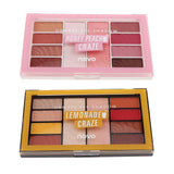 Maxbell 10 Colors Beauty Eyshadow Makeup Palette Matte Shimmer Pallet Lemon Theme