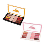 Maxbell 10 Colors Beauty Eyshadow Makeup Palette Matte Shimmer Pallet Lemon Theme