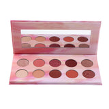 Maxbell 10 Colors Beauty Eyshadow Makeup Palette Matte & Shimmer Warm Wind Rose