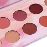 Maxbell 10 Colors Beauty Eyshadow Makeup Palette Matte & Shimmer Warm Wind Rose