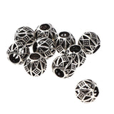 Maxbell 10pcs Retro Hair Decorations Jewelry Hair Extension Dreadlocks Beads Ringd HLK01