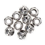 Maxbell 10pcs Retro Hair Decorations Jewelry Hair Extension Dreadlocks Beads Ringd HLK06