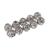 Maxbell 10pcs Retro Hair Decorations Jewelry Hair Extension Dreadlocks Beads Ringd HLK13