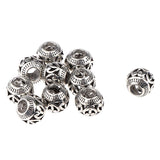 Maxbell 10pcs Retro Hair Decorations Jewelry Hair Extension Dreadlocks Beads Ringd HLK09