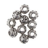 Maxbell 10pcs Retro Hair Decorations Jewelry Hair Extension Dreadlocks Beads Ringd HLK09