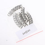 Maxbell 5Pcs Dreadlock Beads Braiding Jewelry Tubes Hair Pendants Ring Cuff 05