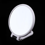 Maxbell Round Handheld Double Side Makeup Mirror Magnifying Mirror w/ Hanger Hole X10