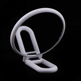 Maxbell Round Handheld Double Side Makeup Mirror Magnifying Mirror w/ Hanger Hole X10