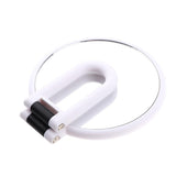 Maxbell Round Handheld Double Side Makeup Mirror Magnifying Mirror w/ Hanger Hole X10