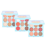 Maxbell Matte Shimmer 9 Color Eyeshadow Palette Blendable Eye Shadow Powder Grapefruit
