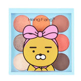 Maxbell Matte Shimmer 9 Color Eyeshadow Palette Blendable Eye Shadow Powder Grapefruit