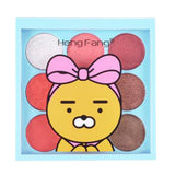 Maxbell Matte Shimmer 9 Color Eyeshadow Palette Blendable Eye Shadow Powder Roseate