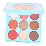 Maxbell Matte Shimmer 9 Color Eyeshadow Palette Blendable Eye Shadow Powder Roseate