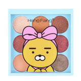 Maxbell Matte Shimmer 9 Color Eyeshadow Palette Blendable Eye Shadow Powder Earth Tone