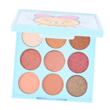 Maxbell Matte Shimmer 9 Color Eyeshadow Palette Blendable Eye Shadow Powder Earth Tone