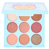Maxbell Matte Shimmer 9 Color Eyeshadow Palette Blendable Eye Shadow Powder Earth Tone