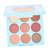 Maxbell Matte Shimmer 9 Color Eyeshadow Palette Blendable Eye Shadow Powder Earth Tone