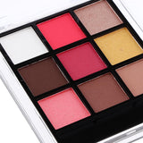 Maxbell 9 Colors Beauty Eyshadow Makeup Palette Matte Shimmer Eye Shadow Pallet 01