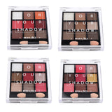 Maxbell 9 Colors Beauty Eyshadow Makeup Palette Matte Shimmer Eye Shadow Pallet 01