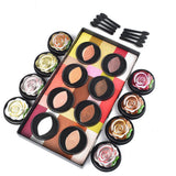 Maxbell Matte Shimmer 8 Colors Eyeshadow Makeup Liquid Eyeliner Eye Shadow Gel Cream