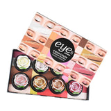 Maxbell Matte Shimmer 8 Colors Eyeshadow Makeup Liquid Eyeliner Eye Shadow Gel Cream