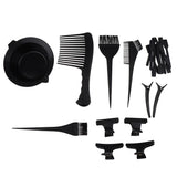 Maxbell 23pcs Hair Dye Coloring Tools Kit- Salon Hair Tint Bowl Brush Comb Clips Set