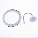 Maxbell Flexible Gooseneck 10X Magnified Lighted Makeup Shaving Swivel Mirror 7.9"