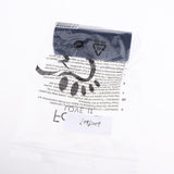 Maxbell Denim Lip Gloss Holder Lipstick Storage Case Container with Mirror for Purse Dark Blue