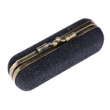 Maxbell Lipstick Case Holder Box Organizer Bag with Mirror for Ladies Black Blue