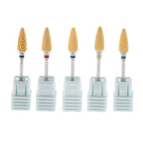 Maxbell Cuticle Clean Nail Drill Bit File Polishing Head Electric Drill Bit XF