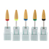 Maxbell Electric Ceramic Nail Drill Bit Grinding Head for Nail Gel Polish Remover XF