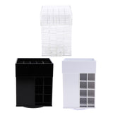 Maxbell Large 360 Rotating Makeup Organizer Cosmetic Lipsticks Display Holder Stand White 48 Slot