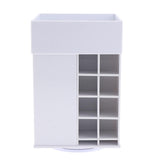 Maxbell Large 360 Rotating Makeup Organizer Cosmetic Lipsticks Display Holder Stand White 48 Slot