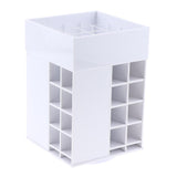 Maxbell Large 360 Rotating Makeup Organizer Cosmetic Lipsticks Display Holder Stand White 48 Slot
