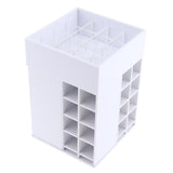 Maxbell Large 360 Rotating Makeup Organizer Cosmetic Lipsticks Display Holder Stand White 48 Slot