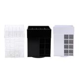 Maxbell Large 360 Rotating Makeup Organizer Cosmetic Lipsticks Display Holder Stand White 48 Slot