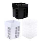 Maxbell Large 360 Rotating Makeup Organizer Cosmetic Lipsticks Display Holder Stand White 48 Slot