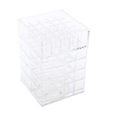 Maxbell Large 360 Rotating Makeup Organizer Cosmetic Lipsticks Display Holder Stand Clear 57 Slot