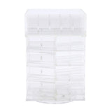 Maxbell Large 360 Rotating Makeup Organizer Cosmetic Lipsticks Display Holder Stand Clear 57 Slot
