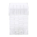 Maxbell Large 360 Rotating Makeup Organizer Cosmetic Lipsticks Display Holder Stand Clear 57 Slot