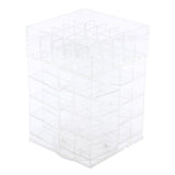 Maxbell Large 360 Rotating Makeup Organizer Cosmetic Lipsticks Display Holder Stand Clear 57 Slot