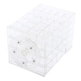 Maxbell Large 360 Rotating Makeup Organizer Cosmetic Lipsticks Display Holder Stand Clear 57 Slot