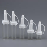 Maxbell Pack 10pcs Empty Glass Refillable Vials Liquid Containers Dropper Bottles 3 ml