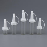 Maxbell Pack 10pcs Empty Glass Refillable Vials Liquid Containers Dropper Bottles 3 ml
