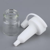 Maxbell Pack 10pcs Empty Glass Refillable Vials Liquid Containers Dropper Bottles 3 ml