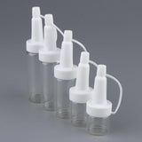 Maxbell Pack 10pcs Empty Glass Refillable Vials Liquid Containers Dropper Bottles 3 ml