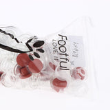 Maxbell 20Pcs Empty Sealed Sterile Serum Powder Vials Bottle Container Wine Red Lids