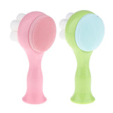 Maxbell Silicone Facial Cleanser Massager Deep Pore Cleansing Face Brush Green