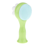 Maxbell Silicone Facial Cleanser Massager Deep Pore Cleansing Face Brush Green